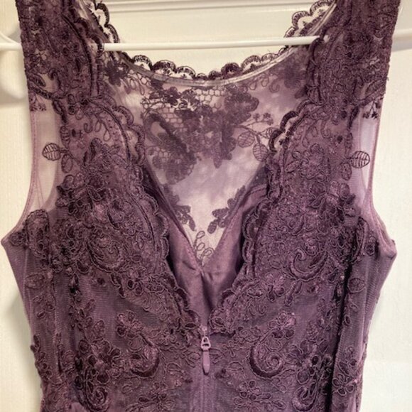 Azazie Elly Bridesmaids Dress in Plum Size A6 - Picture 12 of 16